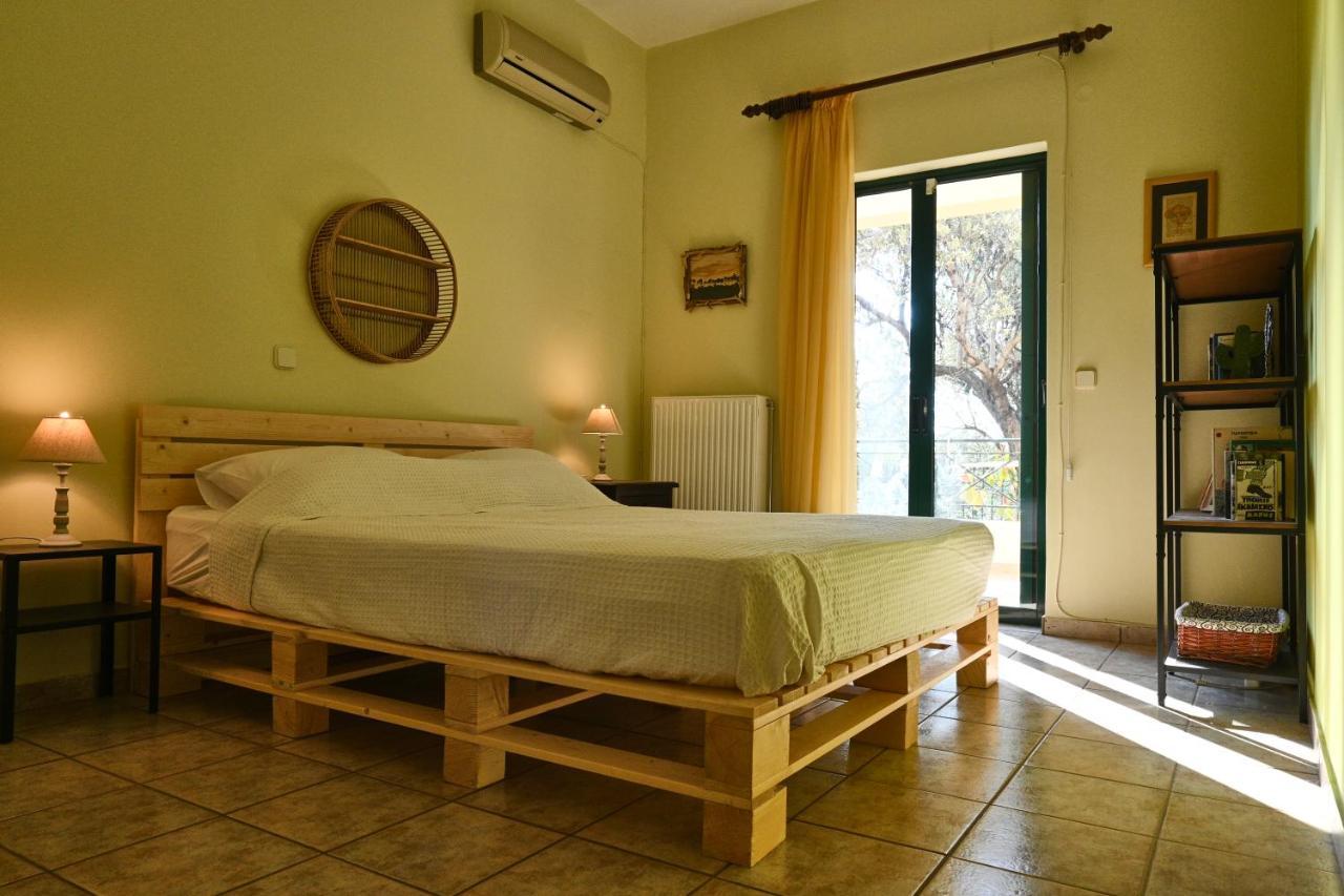 Pavlos' Cottage With Beach View Kórfos المظهر الخارجي الصورة